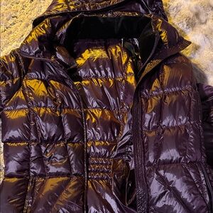 Andrew Marc Purple Puffer Jacket